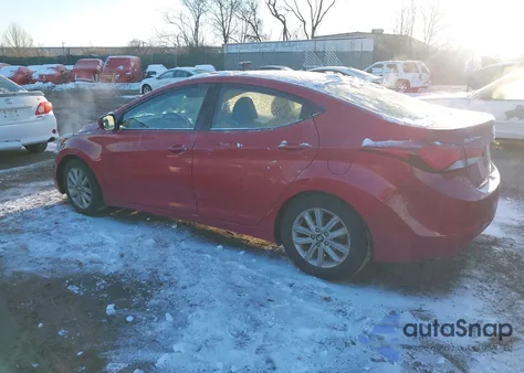 2016 Hyundai Elantra Se from USA, damaged, VIN KMHDH4AE4GU527968